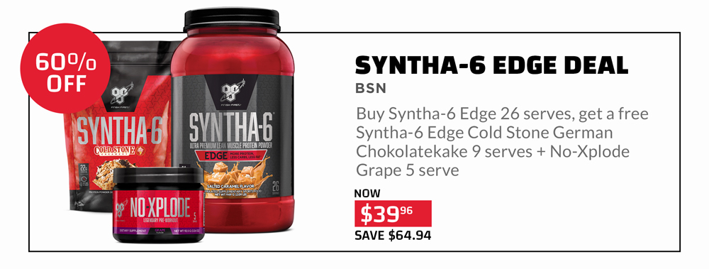 60% OFF Syntha 6 Edge Deal