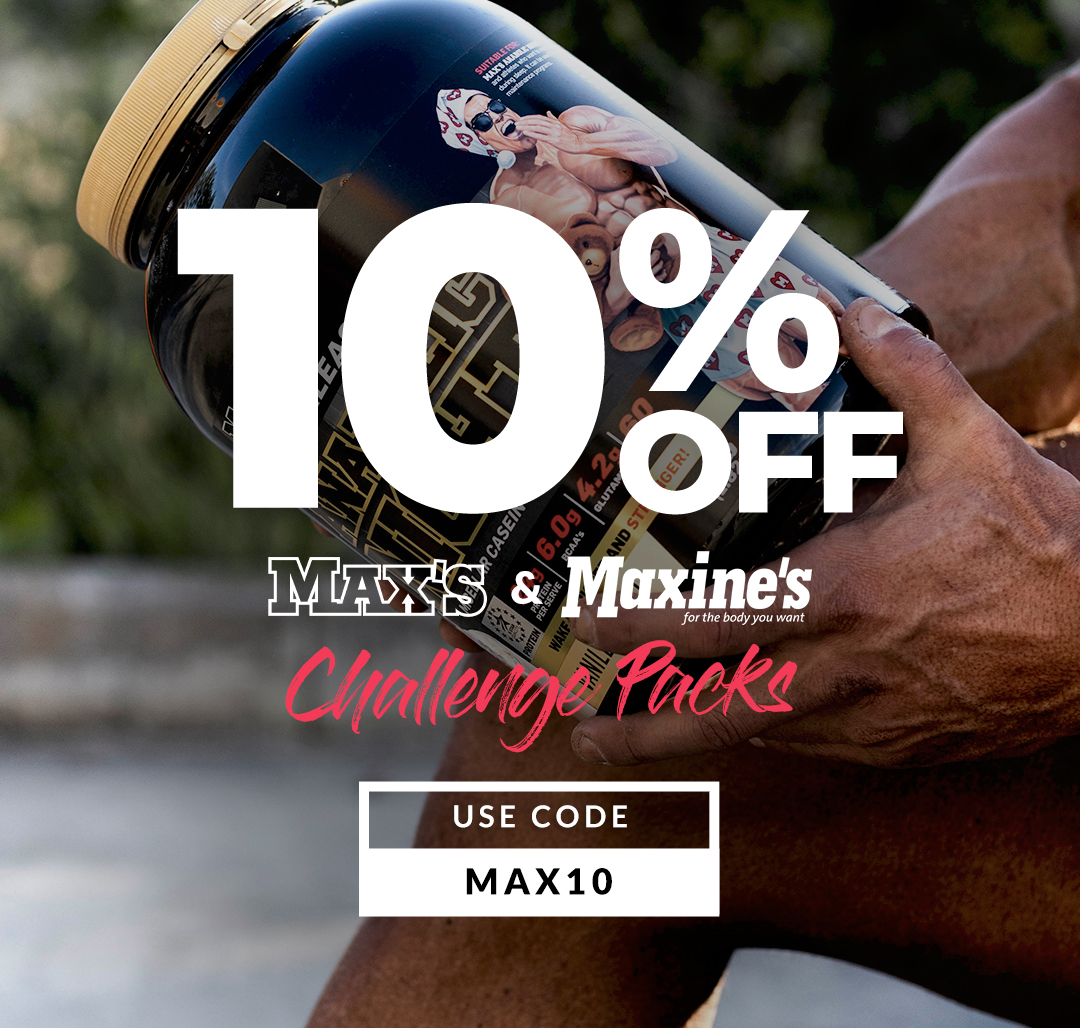 10% Off Max's & Maxine's Challenge Packs!