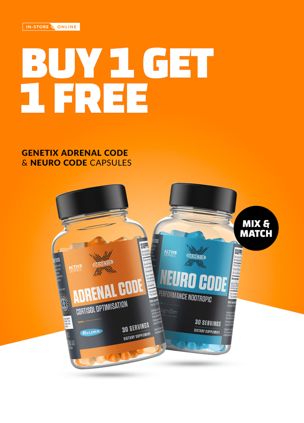 Buy 1 Get 1 Free Adrenal or Neuro Code (Mix & Match)