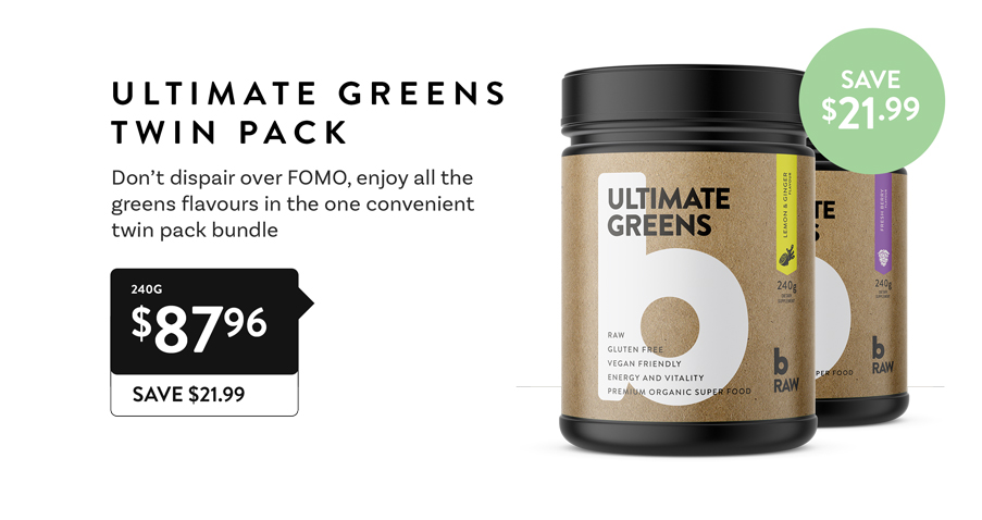 20% OFF brAW Ultimate Greens Twin Packs